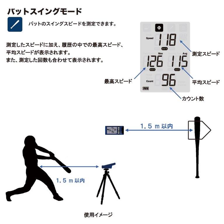 マルチスピードテスター 野球 スイングスピード 計測器 エスエスケイ