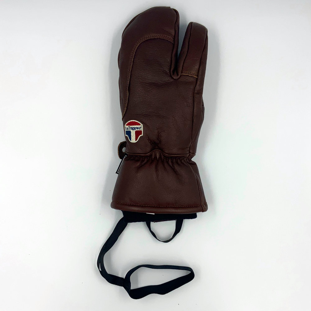 LeTrappeur スリーフィンガーグローブ レザーグローブ スキー