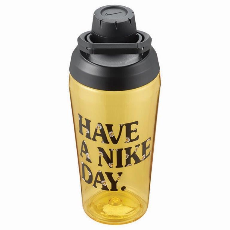 NIKE ナイキ 水筒 473ml ドリンクボトル ハイパーチャージチャグボトル 16oz ダークサルファー/ブラック HY5004-758|サッカー&フットサルZONE