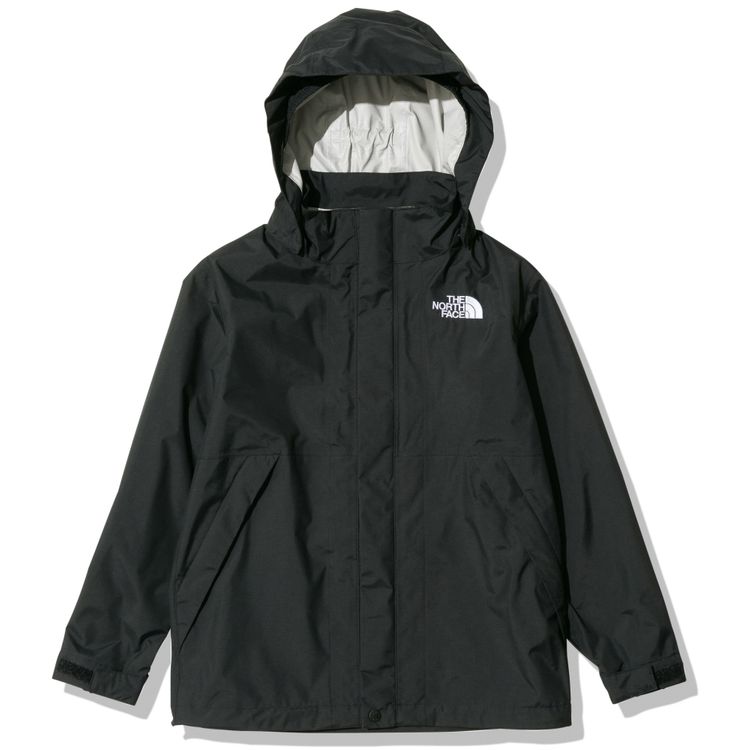 ノースフェイス キッズ パスドレインジャケット 防水ジャケット ブラック NPJ62225-K THE NORTH FACE 国内正規品