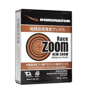 DOMINATOR ドミネーター ワックス RACE ZOOM New Snow 100g レースズーム ニュースノー 高フッ素 滑走ワックス RZN100
