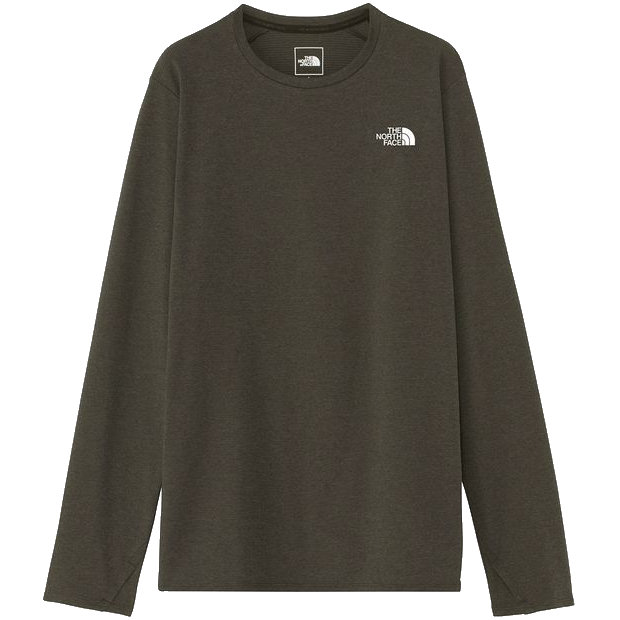 ザ・ノース・フェイス ロングスリーブエンデューロクルー メンズ 長袖 Tシャツ ミックスチャコール S-XL NT62375-ZC|アウトドアZONE