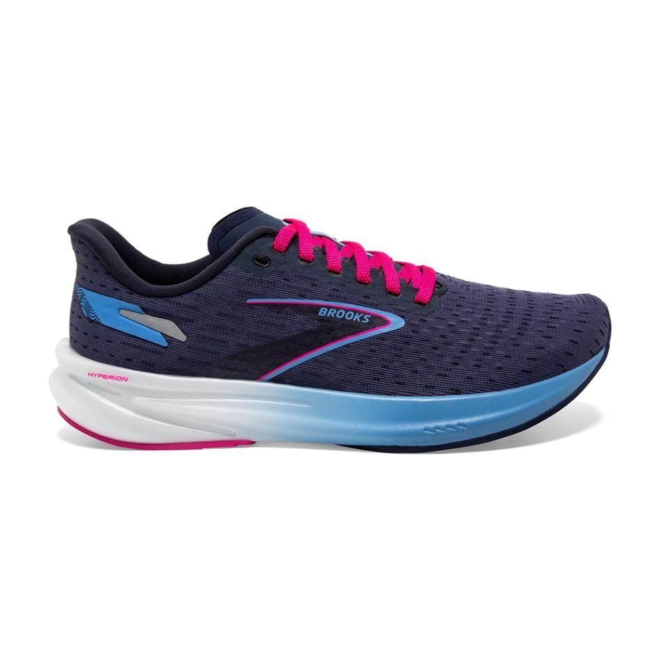 ブルックス ランニングシューズ レディース ハイペリオン Hyperion 靴 ネイビー/ブルー BROOKS BRW3962-NBXBK