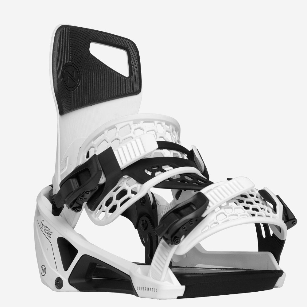 Nidecker Supermatic 24-25 ビンディング ホワイト 24-25 Nidecker ナイデッカー スノーボード ビンディング