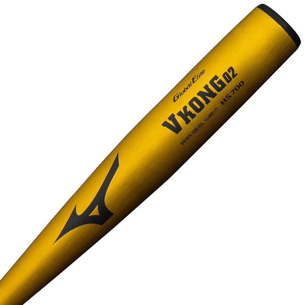 ミズノ 一般軟式バット Vコング02 軟式野球 84cm ゴールド