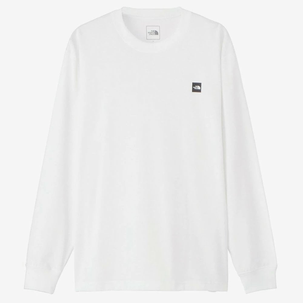 ノースフェイス ロンT メンズ ロングスリーブスモールボックスロゴティー 長袖Tシャツ ホワイト S-XXL NT32441 THE NORTH FACE 国内正規品