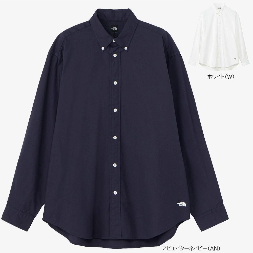 ノースフェイス ロングスリーブハーフドームシャツ メンズ オックスフォードシャツ S-XL NR12450 THE NORTH FACE 国内正規品