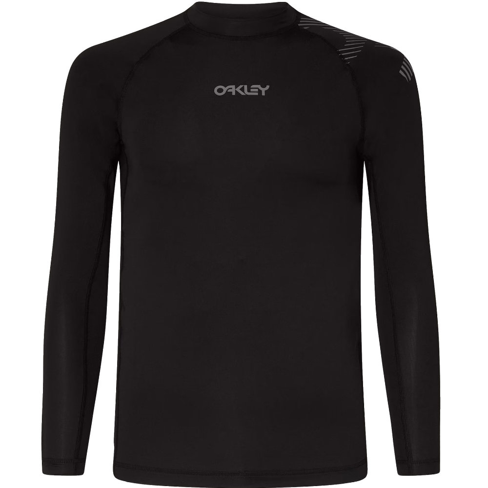 OAKLEY オークリー ラッシュガード メンズ 長袖 LS Pressure 24.0 FOA406264-02E|スイム&マリンZONE