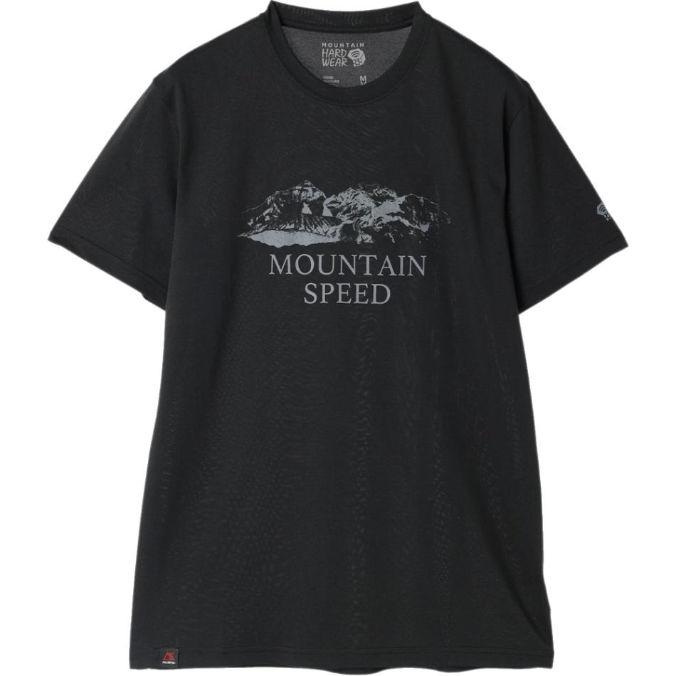 マウンテンハードウェア マウンテンスピードT メンズ Tシャツ 半袖 Stealth Grey アジアンフィット OE0436-006|アウトドアZONE