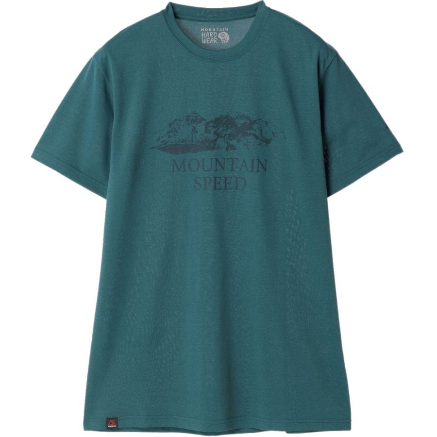 マウンテンハードウェア マウンテンスピードT メンズ Tシャツ 半袖 Aqua Green アジアンフィット OE0436-318