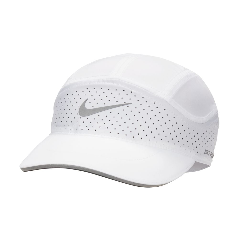 NIKE ナイキ ランニングキャップ メンズ レディース 帽子 Dri-FIT ADV アンストラクチャード リフレクティブキャップ ホワイト/アンスラサイト FB5681-100