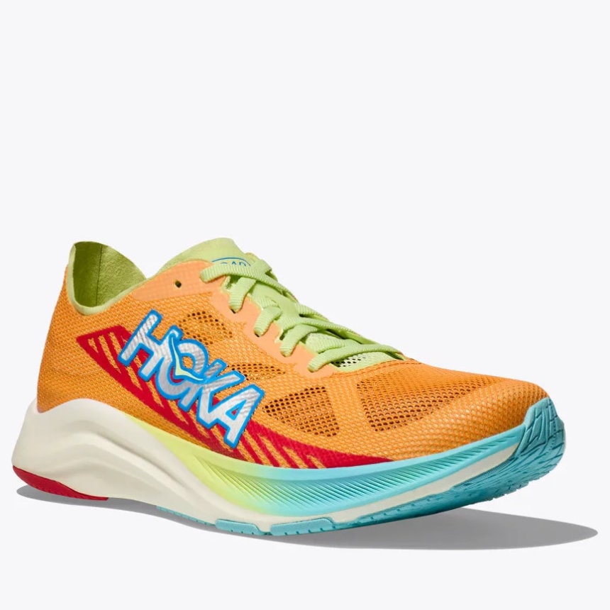 在庫限り 26.0cmのみ ホカオネオネ シエロ ロード ランニングシューズ メンズ ソーラー フレイム/セロリ ジュース HOKA 1143490-SYJ