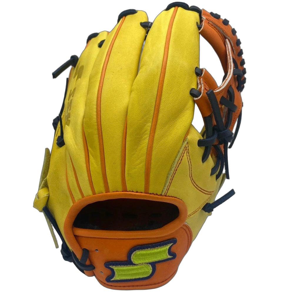 エスエスケイ 一般軟式グローブ オールラウンド用 ライトタン×オレンジ 右投げ 軟式野球 SMG451608-4535|野球ZONE