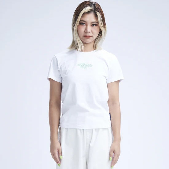 DC ディーシー シューズ Tシャツ レディース 半袖 23 WS SCRAWL SS LST232407-WHT