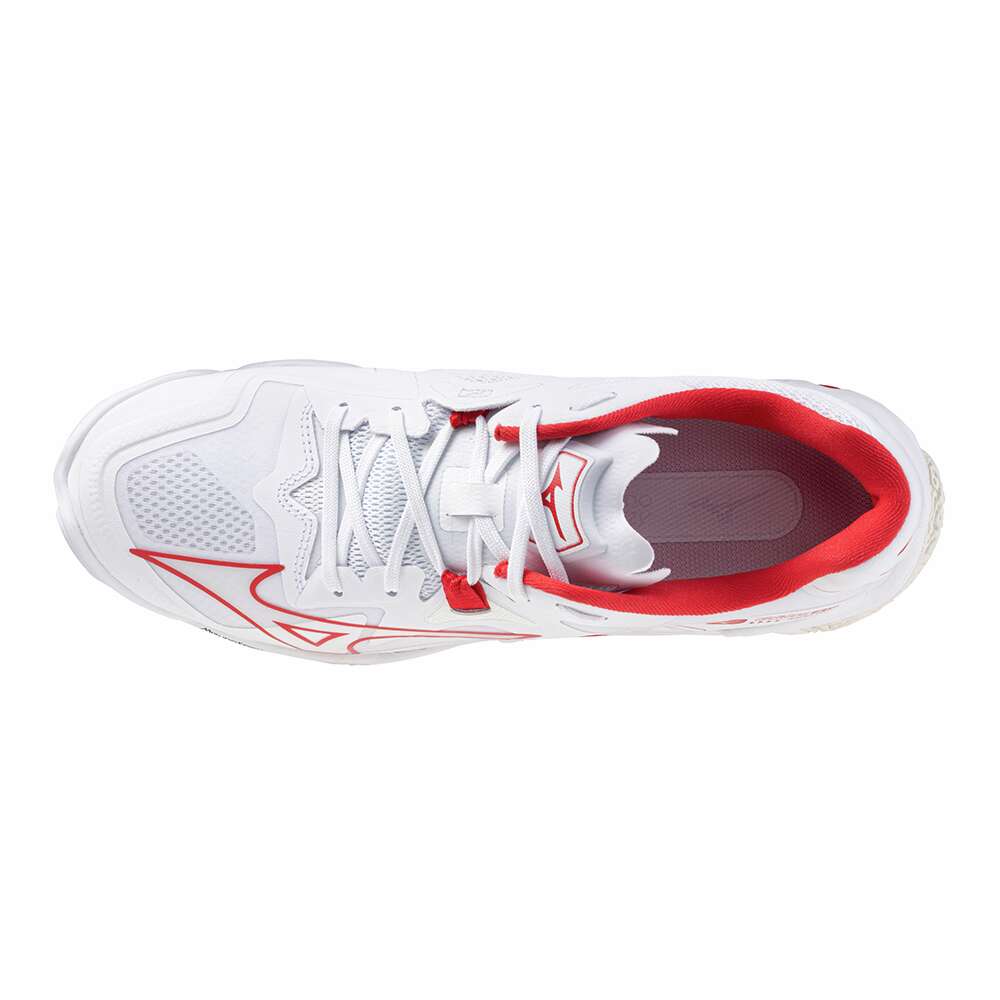 ミズノ ウエーブライトニングZ8 バレーボールシューズ ホワイト×レッド