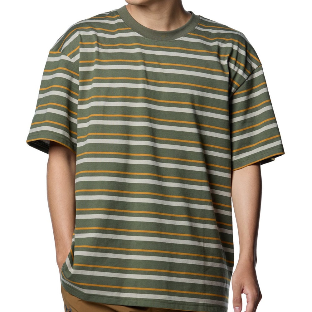 アンダーアーマー 半袖 Tシャツ メンズ UAヘビーウエイト ボーダー ショートスリーブ Tシャツ 1388250-390