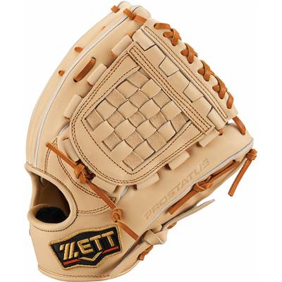 ゼット 硬式グローブ プロステイタス 2401 二塁・遊撃手用 右投げ 硬式野球 パステルブラウン/オークブラウン BPROG564-3236-LH|野球ZONE