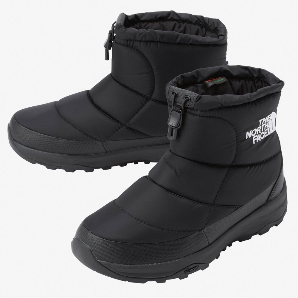ザ・ノース・フェイス ヌプシブーティ ウォータープルーフ ロゴ ショート アークティックグリップ ユニセックス ブラック 23.0-29.0cm NF52485-KW|ウインターブーツZONE