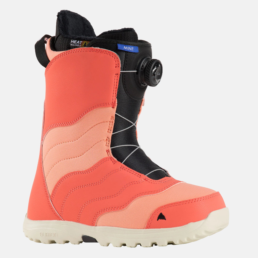 24-25 Burton バートン スノーボードブーツ ミント ボア ワイド Mint BOA Wide レディース Peach Echo 21536105650