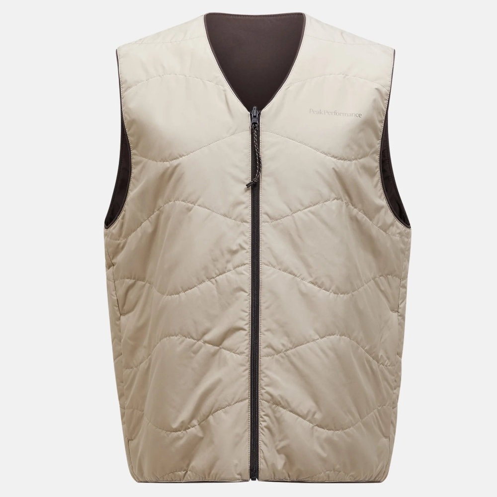 ピークパフォーマンス インサレーテッド リバーシブル ベスト メンズ CLIFF EDGE-AVID BEIGE G79418030 ピークパフォーマンス インサレーテッド リバーシブル ベスト メンズ