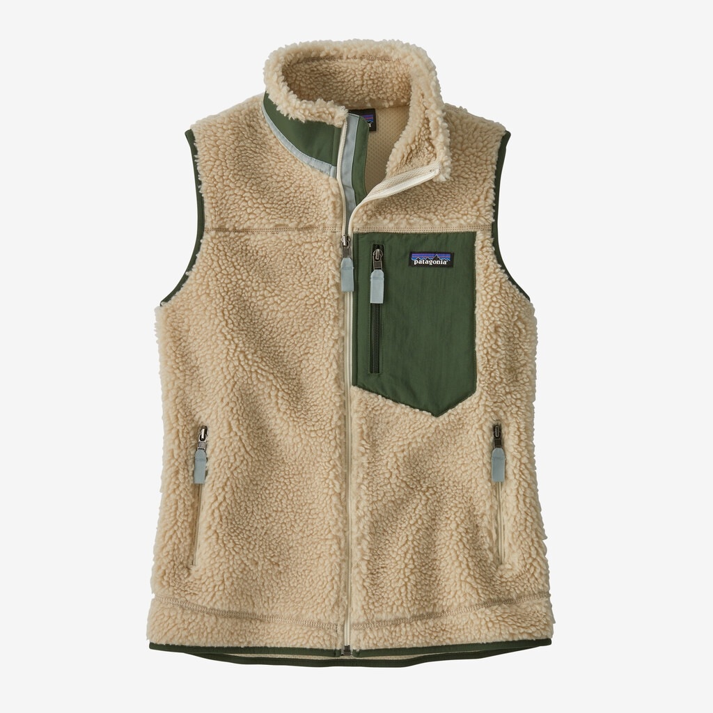 patagonia パタゴニア クラシック レトロX ベスト レディース Dark Natural w/Torrey Pine Green 23083-DNPI
