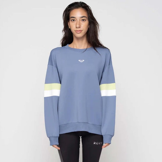 ロキシー トレーナー レディース 速乾 UVカット プルオーバー HOMIES RPO244510-BLU