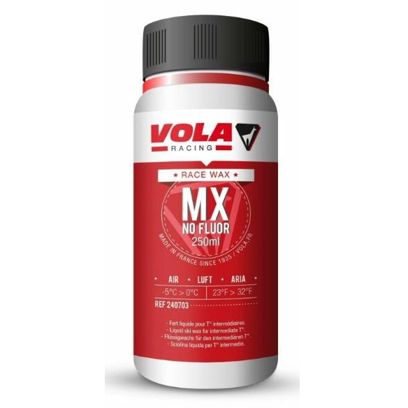 VOLA RACE LIQUID WAX MX RED 250ml ボラ レースリキッドワックスMX レッド 240703|スノーボード ZONE