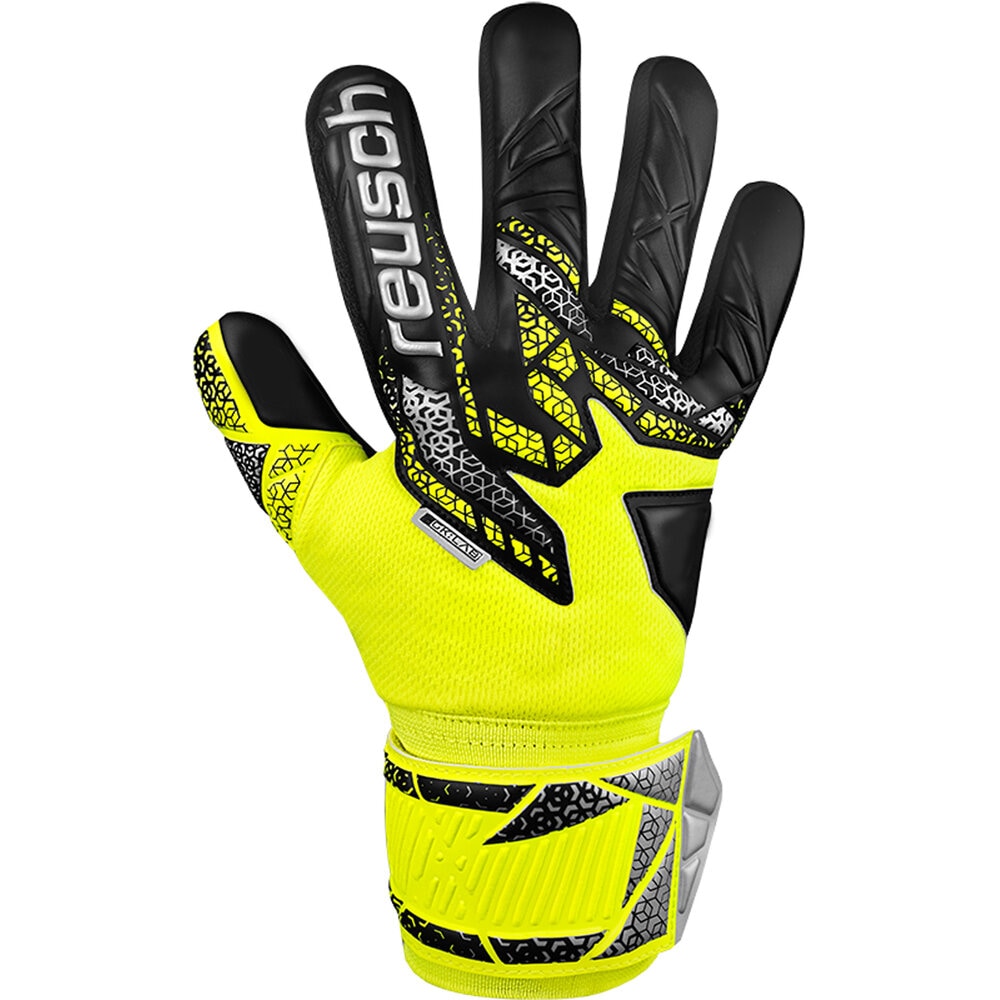 REUSCH ロイシュ キーパーグローブ アトラクト シルバー サッカー キーパー手袋 セイフティイエロー/シルバー/ブラック 5560215-2025|サッカー&フットサルZONE