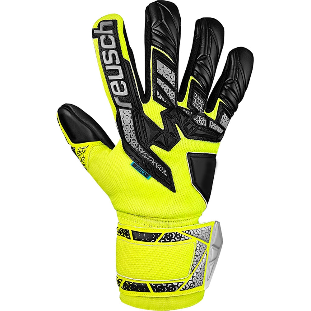 REUSCH ロイシュ キーパーグローブ アトラクト フリーゲル シルバー サッカー キーパー手袋 セイフティイエロー/シルバー/ブラック 5560235-2025|サッカー&フットサルZONE