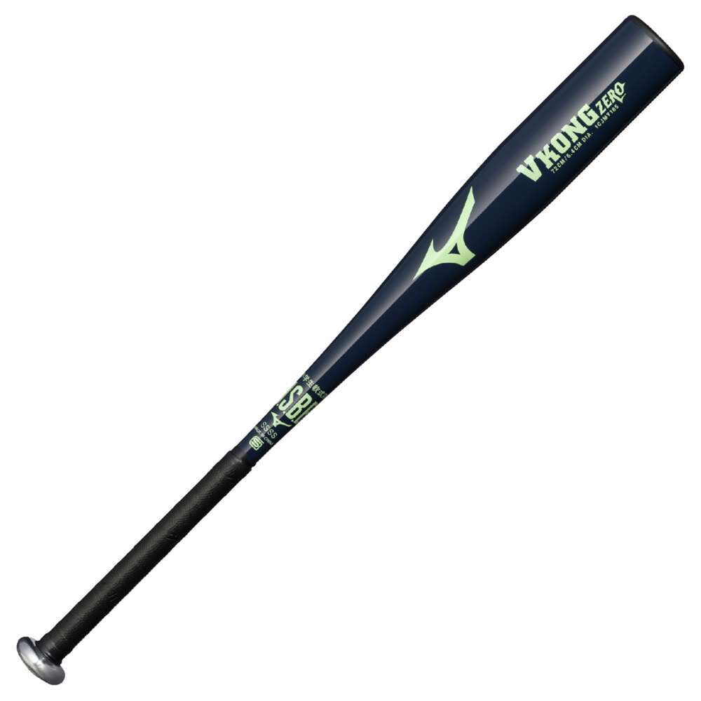 ミズノ 少年野球バット 72cm VコングZERO ミドルバランス 超々ジュラルミン ネイビー 少年軟式 1CJMY18572-14|野球ZONE