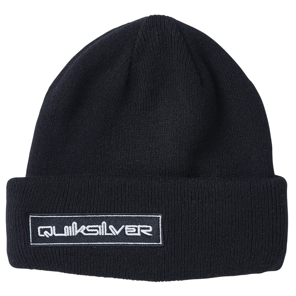 クイックシルバー ビーニー ニットキャップ 帽子 メンズ Quiksilver QS 2WAY BEANIE QBE244304-BLK|キャップZONE