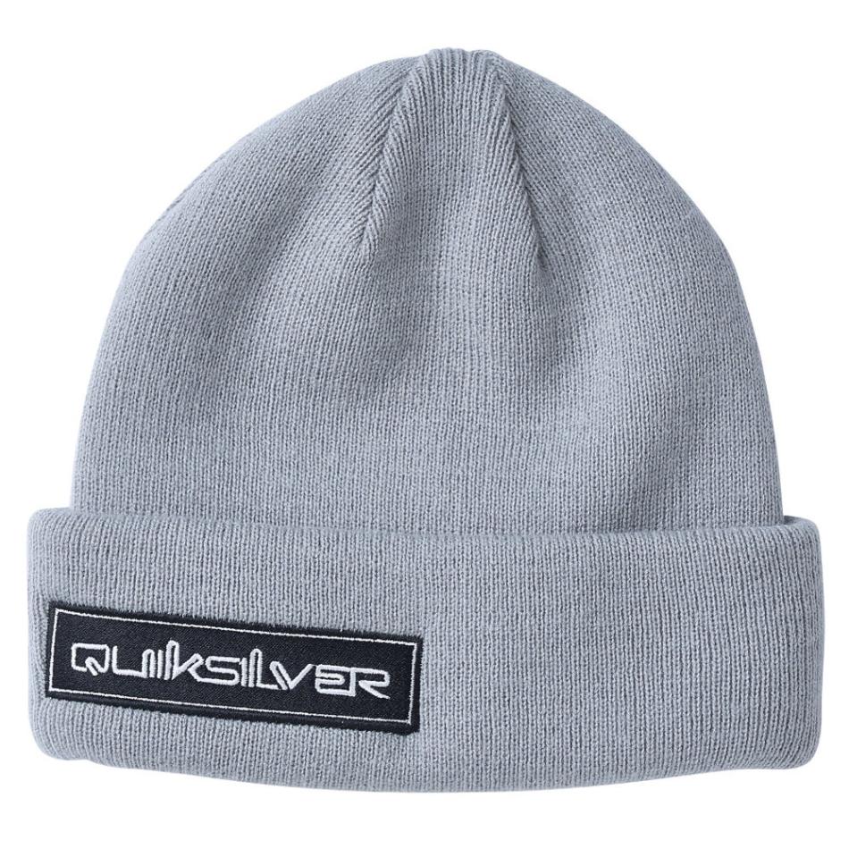 クイックシルバー ビーニー ニットキャップ 帽子 メンズ Quiksilver QS 2WAY BEANIE QBE244304-HTR|キャップZONE