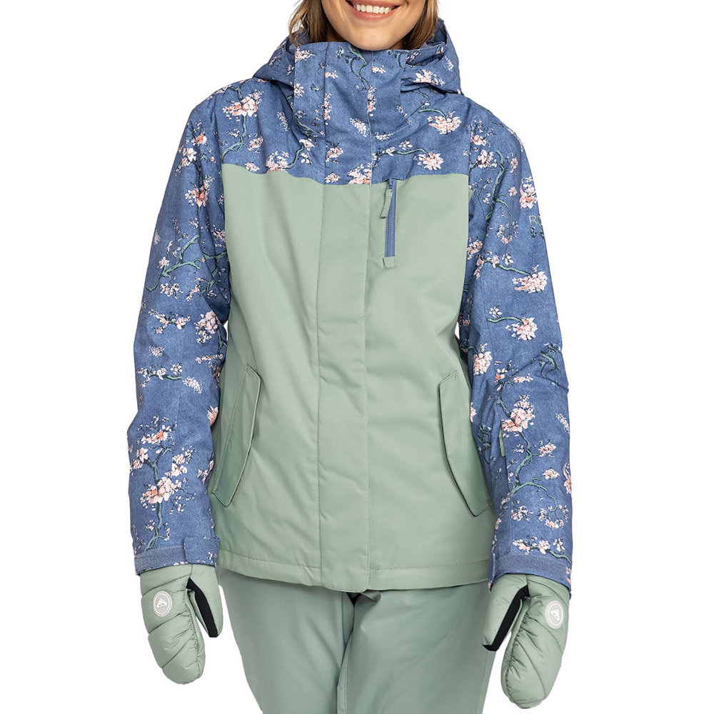 24-25 ロキシー スノーボードウェア レディース スキー スノーボード ジャケット 10K ROXY JETTY BLOCK JK ERJTJ03482-BQY7|スノーボード ZONE