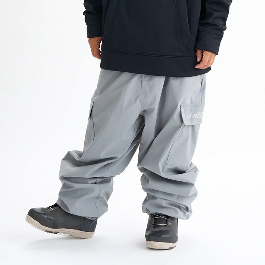 24-25 DC ディーシー シューズ スノーボードパンツ ディーシー スノーワイドカーゴパンツ グレー DPT243935-GRY|スノーボード ZONE