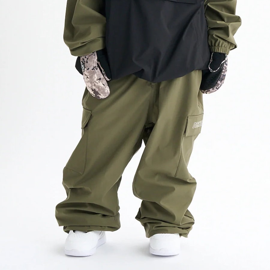 24-25 DC ディーシー シューズ スノーボードパンツ ディーシー スノーワイドカーゴパンツ カーキ DPT243935-KHA|スノーボード ZONE