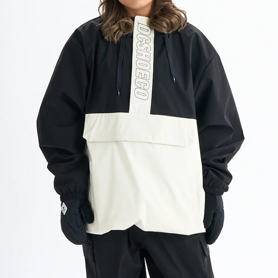 24-25 DC ディーシー シューズ スノーボードウェア ディーシー スノーアノラック ブラック DJK243932-BLK|スノーボード ZONE