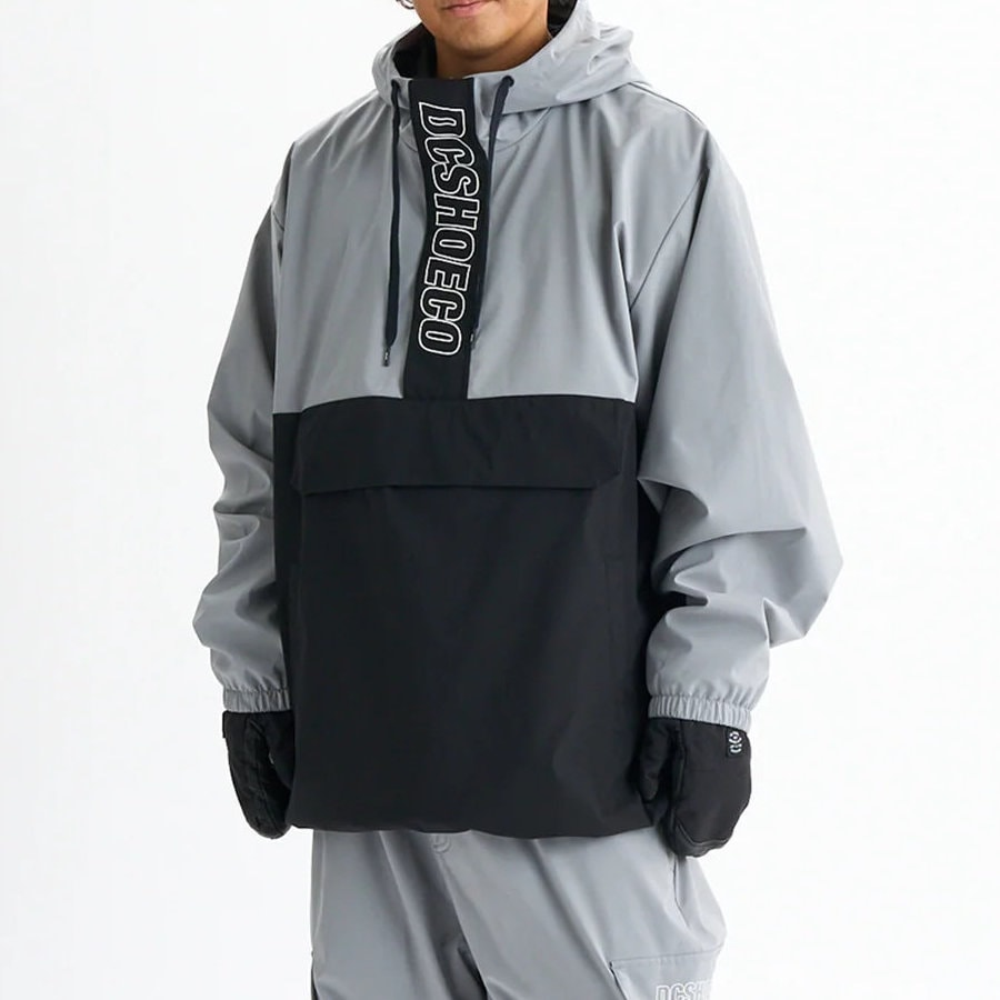 24-25 DC ディーシー シューズ スノーボードウェア ディーシー スノーアノラック グレー DJK243932-GRY|スノーボード ZONE