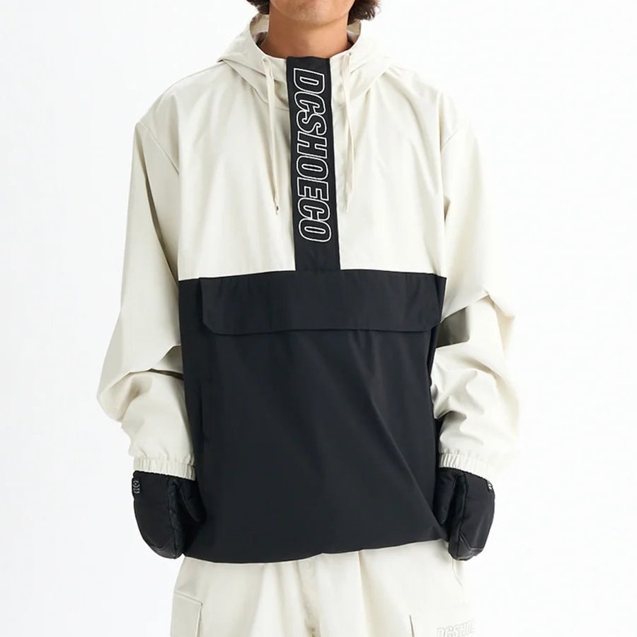 24-25 DC ディーシー シューズ スノーボードウェア ディーシー スノーアノラック ホワイト DJK243932-WHT|スノーボード ZONE