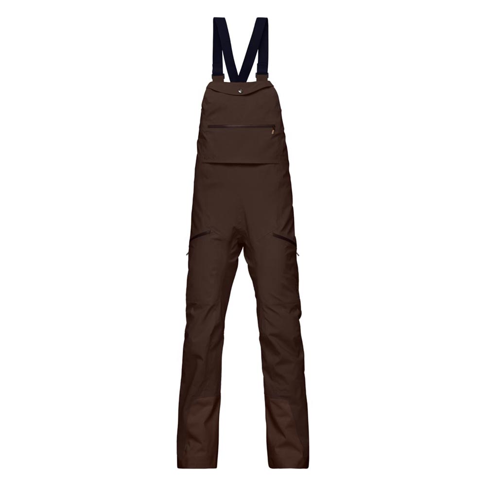Norrona ノローナ タモック ゴアテックス パフォーマンス シェル ビブ レディース Coffee Bean 1230-23-4433