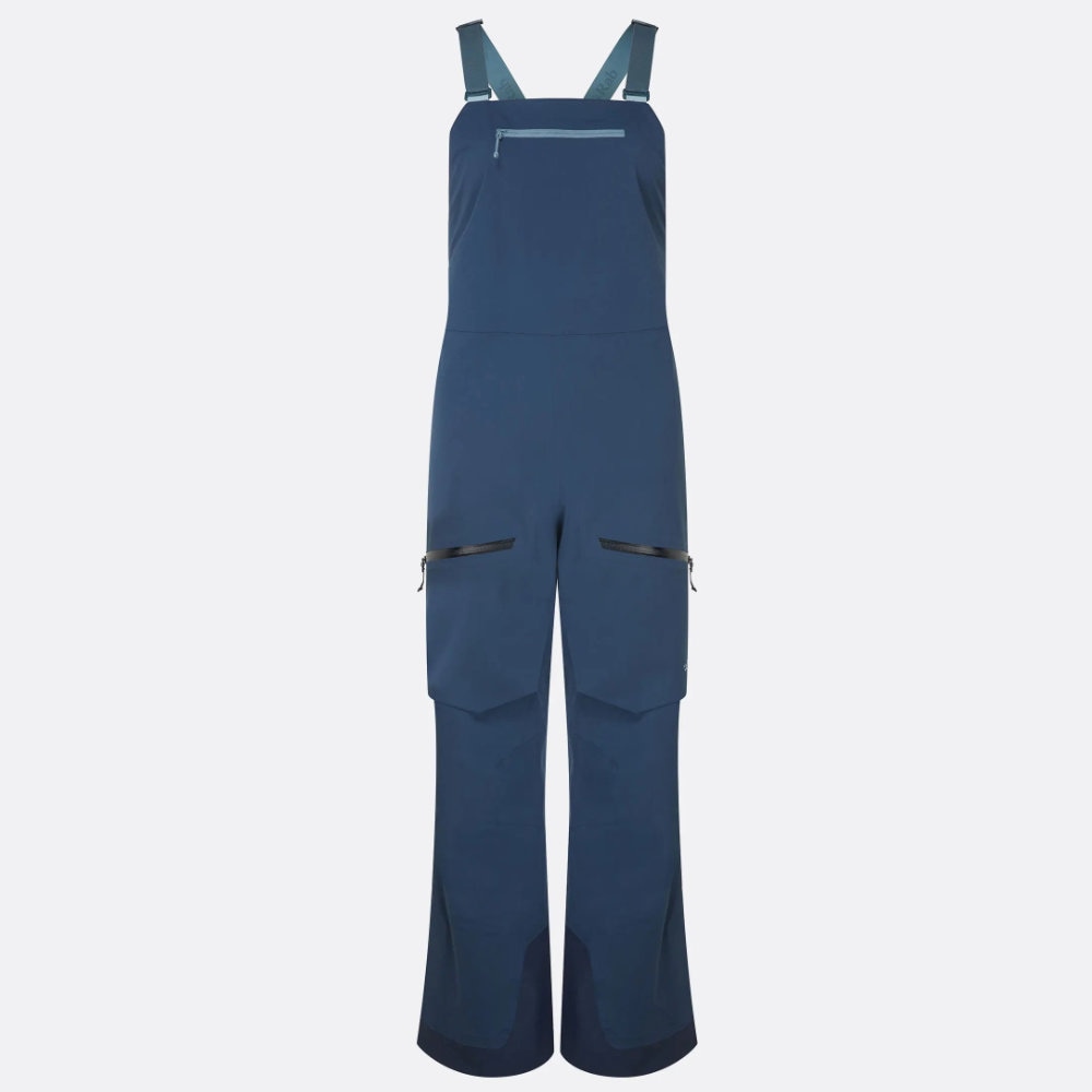 Rab ラブ ビブパンツ クローマキネティックビブ レディース TempestBlue QWH48-TMB Rab アウトドア ウェア