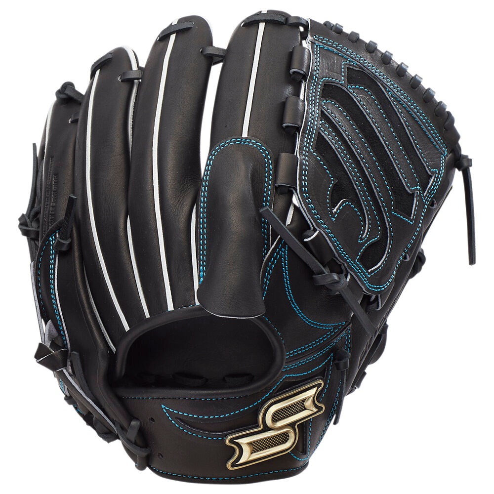 エスエスケイ 一般軟式グローブ 投手用 プロエッジシリーズ W 右投げ 軟式野球 ブラック PNW71525-90