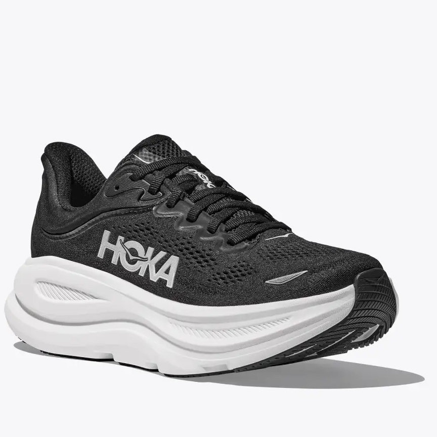 �ۥ����ͥ��� �ܥ���� 9 ��� ���˥󥰥��塼�� �֥�å�/�ۥ磻�� 25.5-27.5cm HOKAONEONE BONDI 9 1162011-BWHT