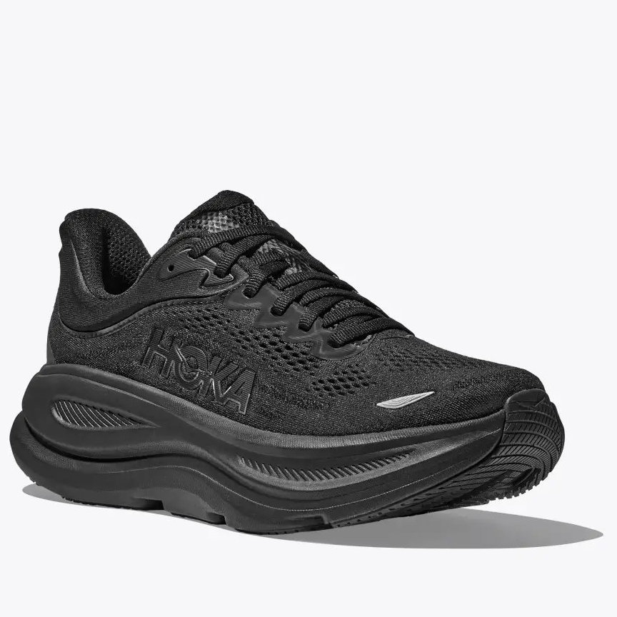 ホカオネオネ ボンダイ 9 レディース ランニングシューズ ブラック/ブラック 23.5-24.5cm HOKAONEONE BONDI 9 1162012-BBLC
