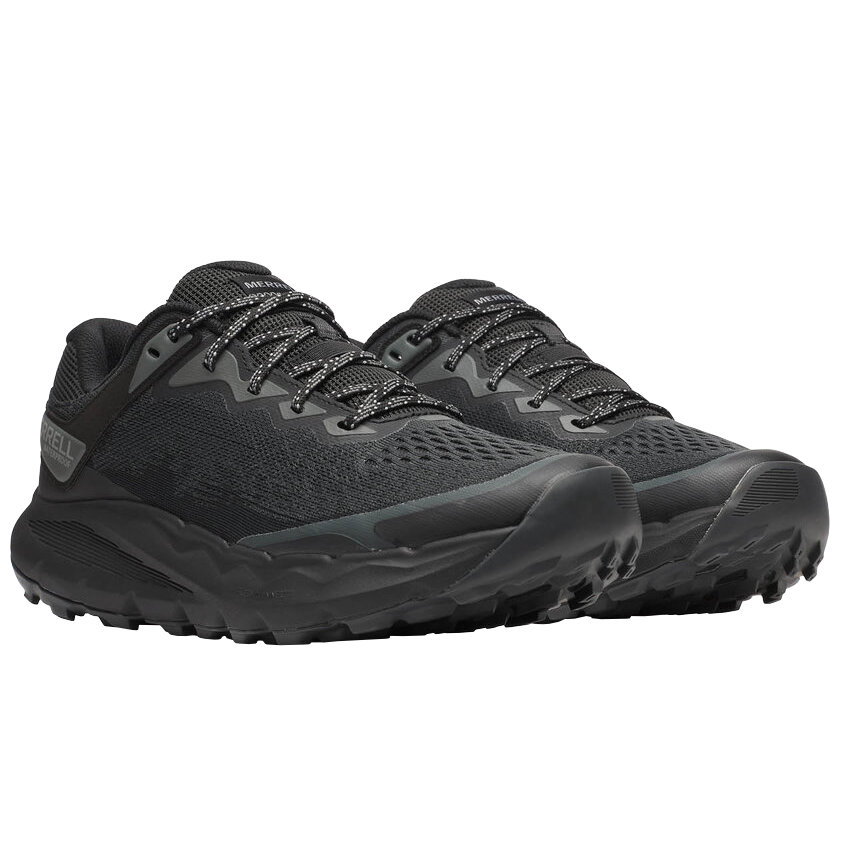 【国内正規品】メレル トレイルランニングシューズ メンズ ノバ 4 ウォータープルーフ  アウトドアスニーカー ブラック M068395|ランニングシューズZONE