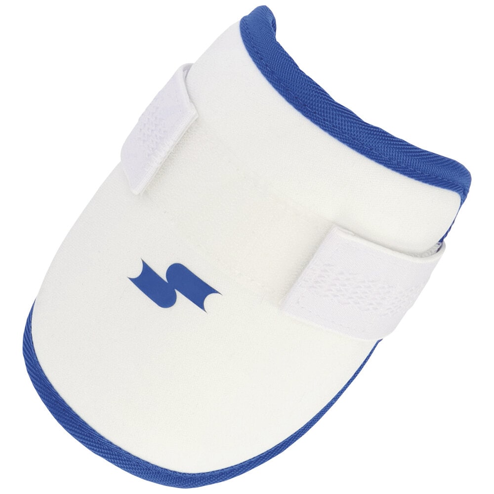 エスエスケイ 打者用 エルボーガード ホワイト×ブルー 野球用品 EG001C-1060|野球ZONE