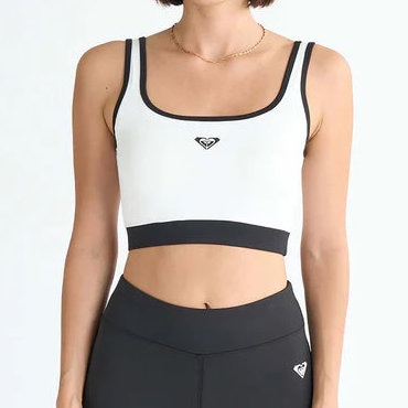 �������� �֥�ȥå� ��ǥ����� ��Φξ�� ®�� �ۥ磻�� MY 1ST ROXY SQUARE BRA RBR251525-WHT