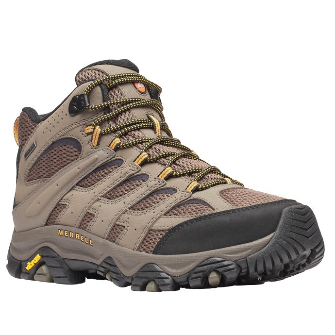【国内正規品】メレル モアブ3 シンセティック ミッド ゴアテックス ワイド ワイズ メンズ トレッキングシューズ ミドルカット ウォルナット M500639W|アウトドアZONE