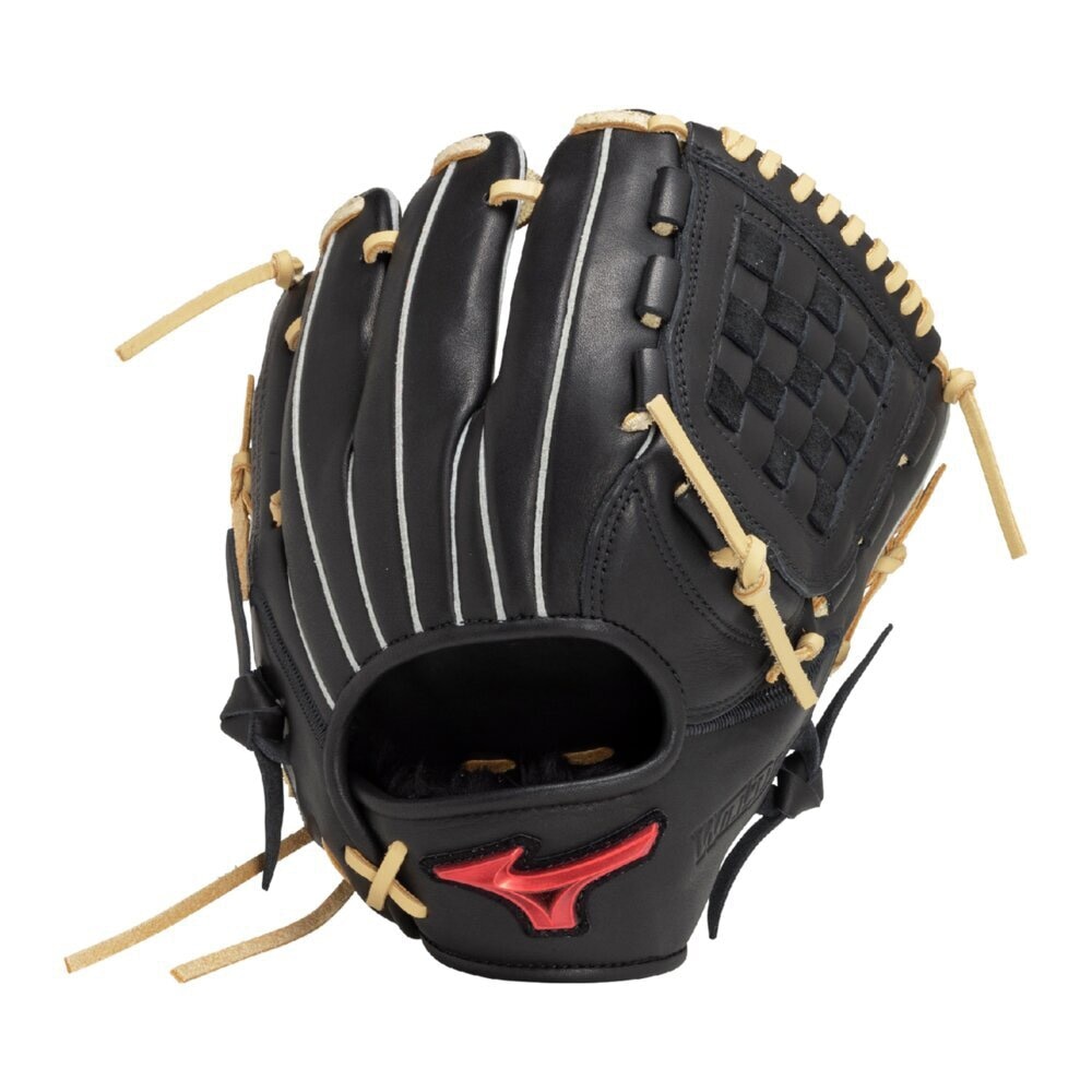 ミズノ 一般軟式グローブ 投手×内野×外野手用 右投げ 軟式野球 ウィルドライブ レッド U-Plus 1AJGR32730-0980|野球ZONE