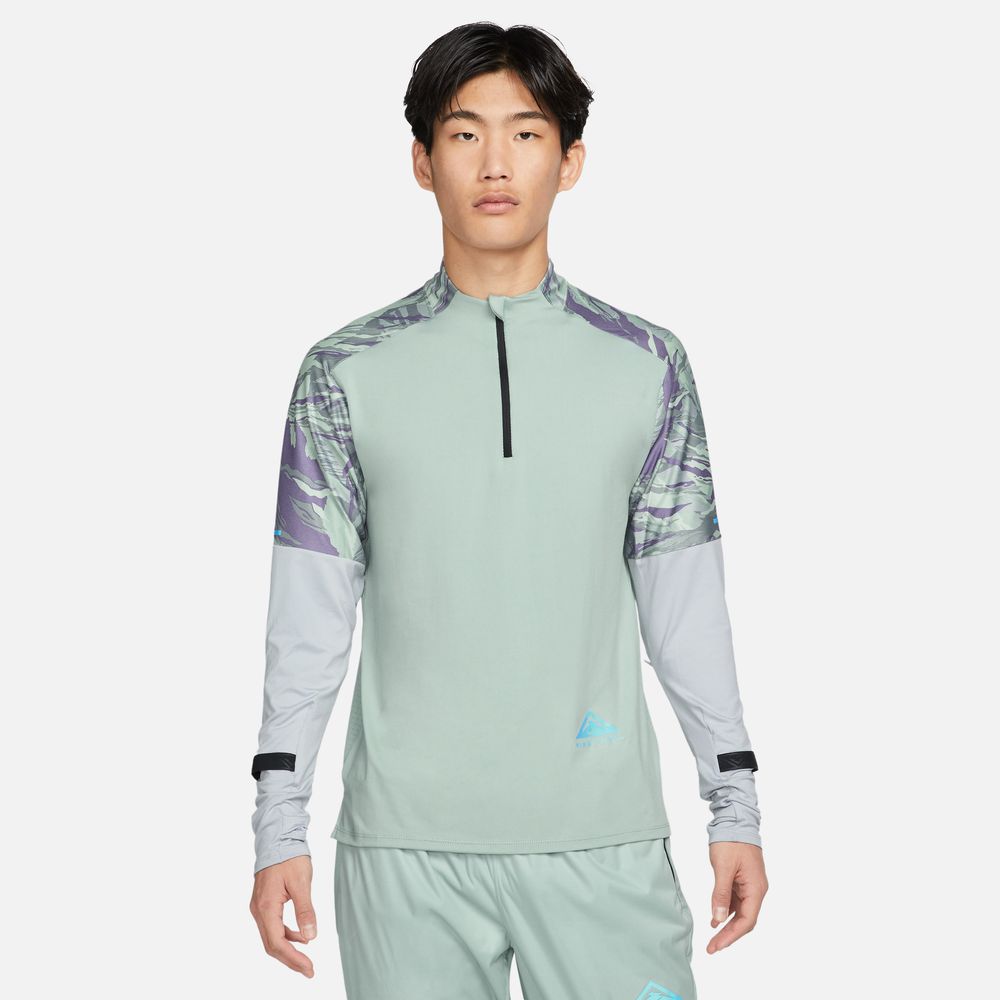 ナイキ トレイルランニング ハーフジップ トップス 長袖 メンズ DM4650-013|トレーニングウエアZONE