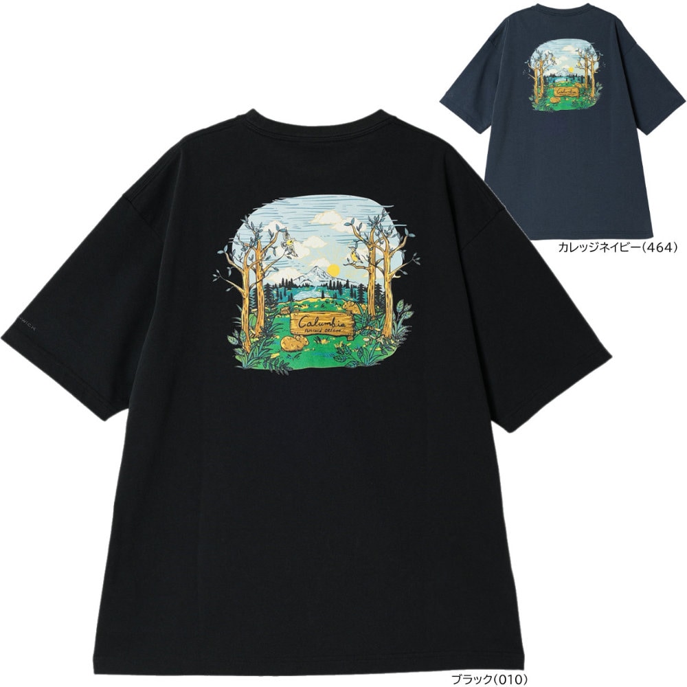 コロンビア Tシャツ 半袖 サンダーマウンテングラフィックショートスリーブTシャツ PM3025|アウトドアZONE